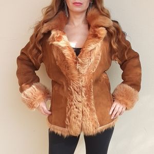 Genuine shearing jacket/coat size L